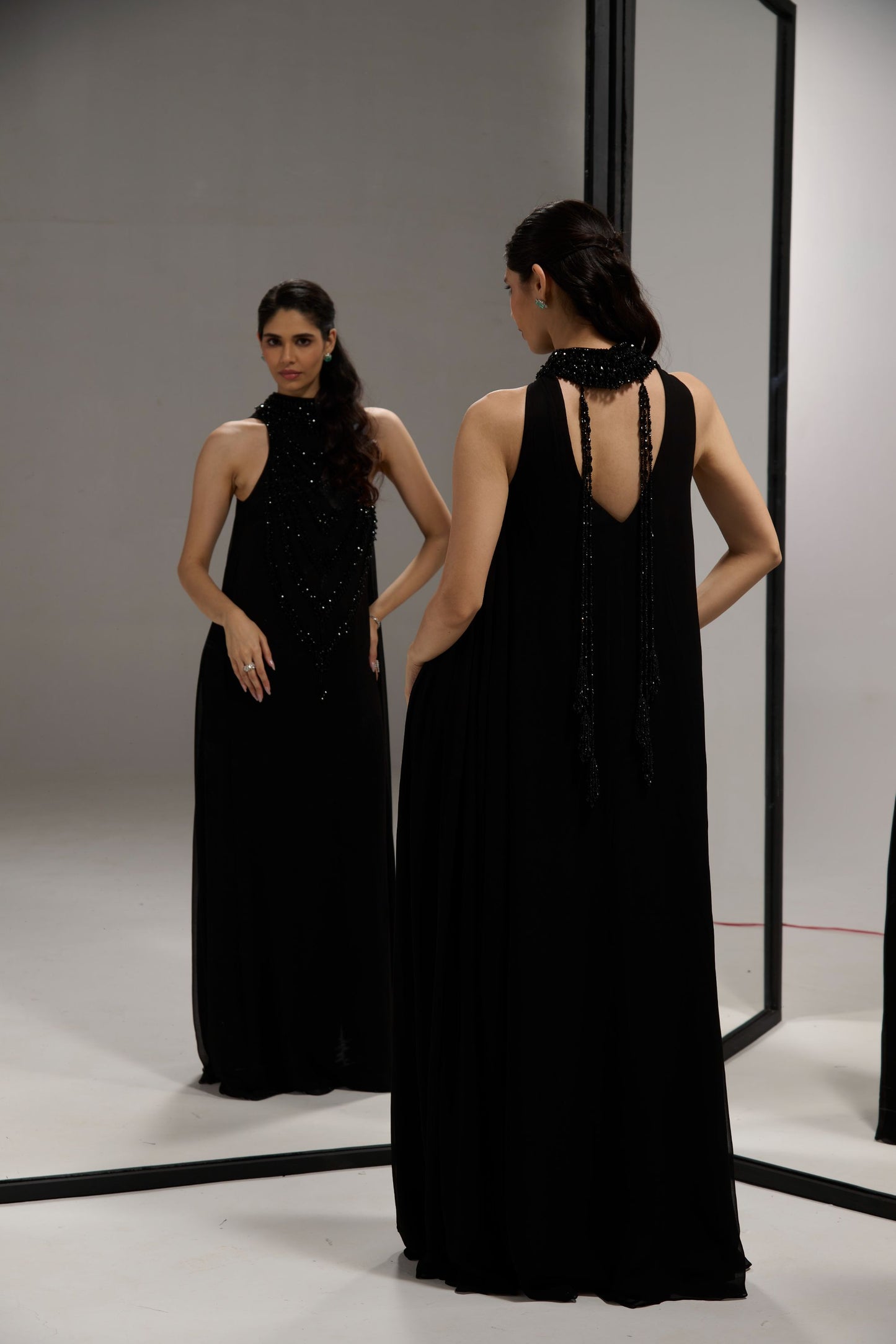 Black satlada mala maxi