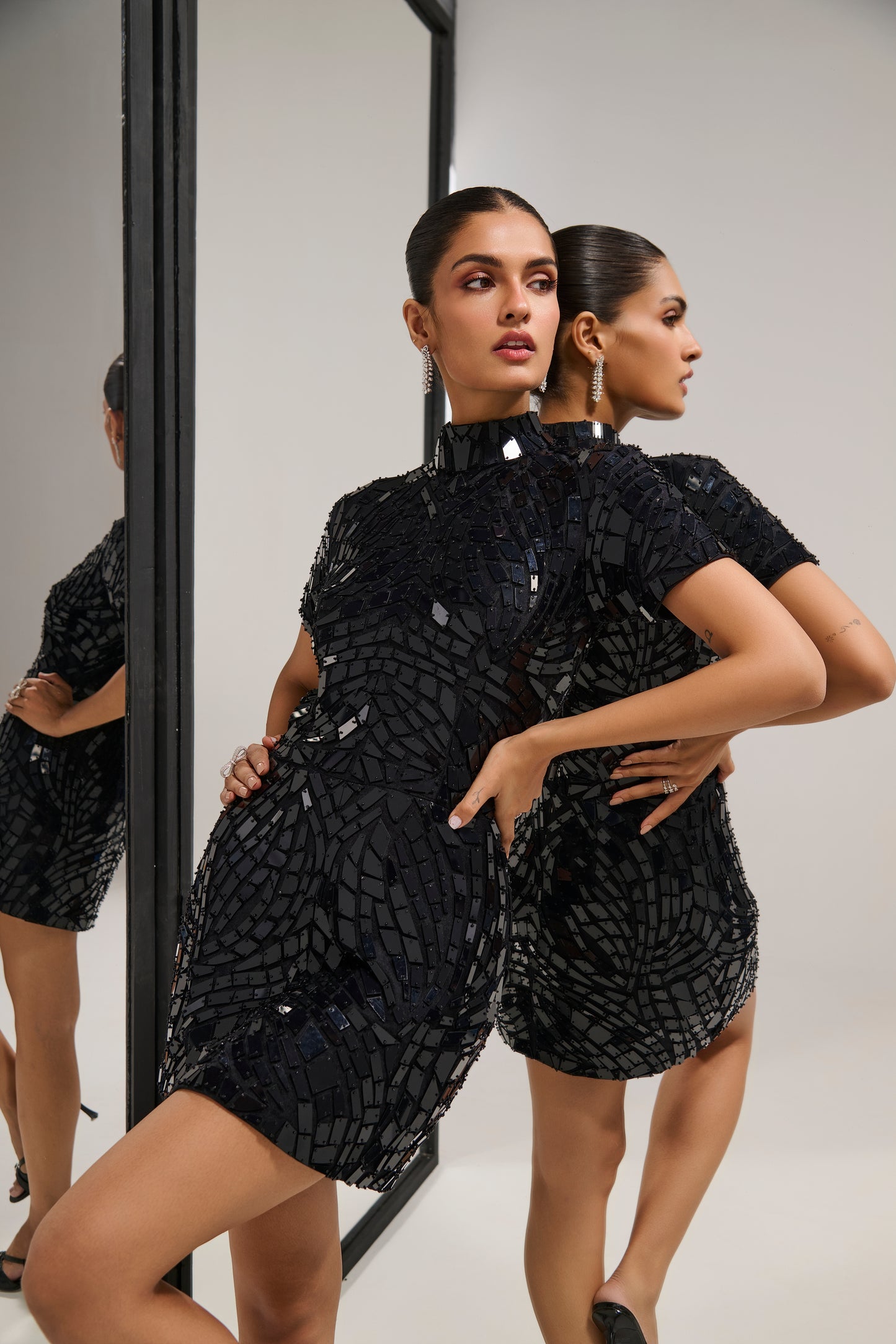 Black mirror dress