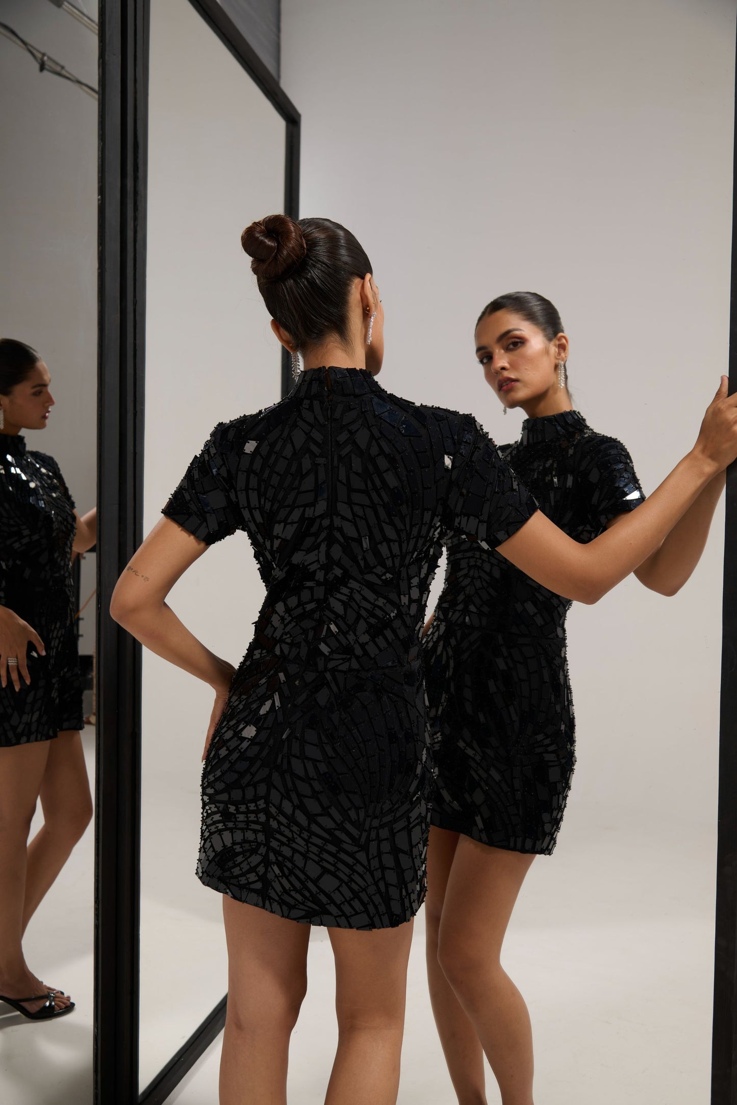 Black mirror dress