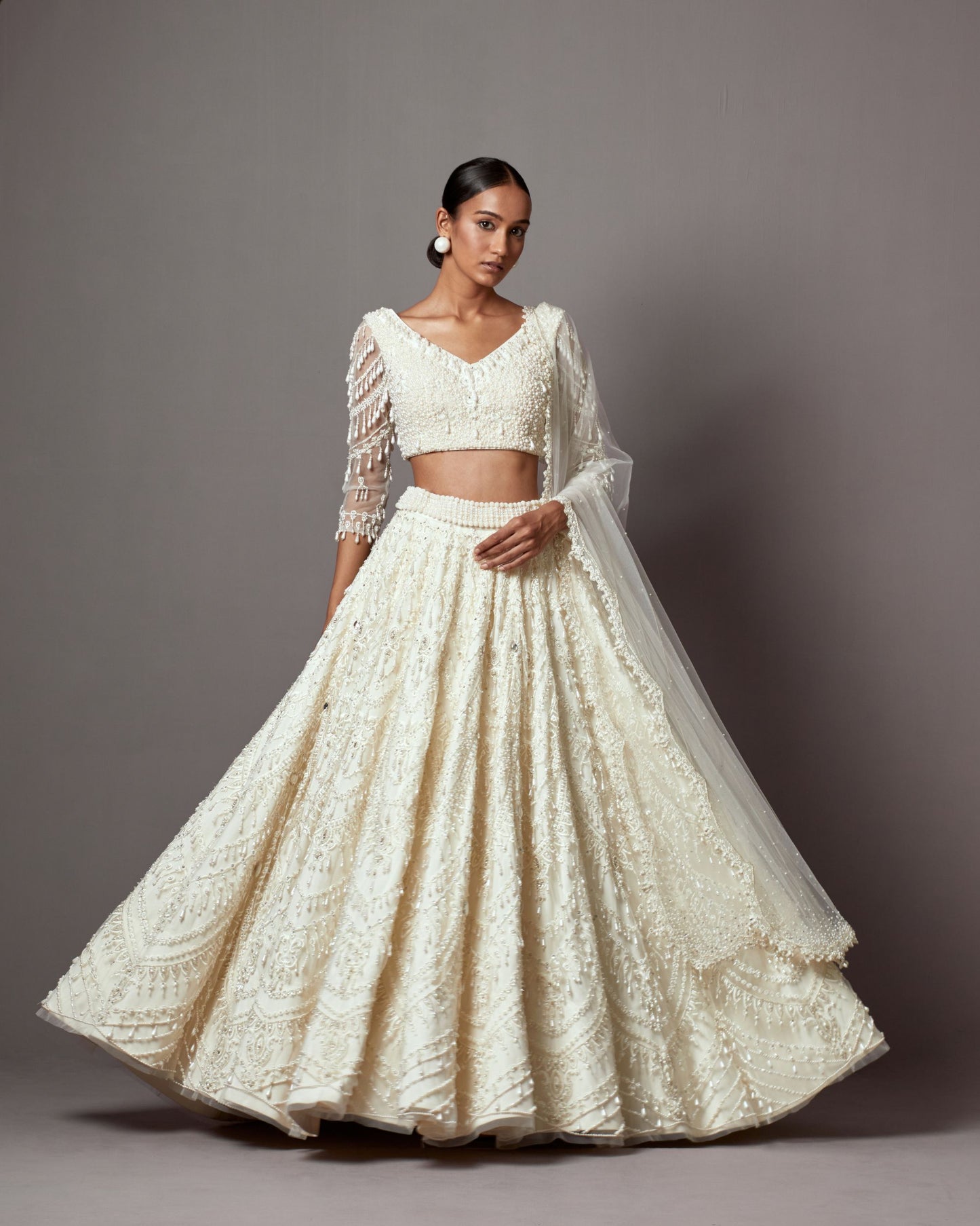 Heavy Necklace Lehenga