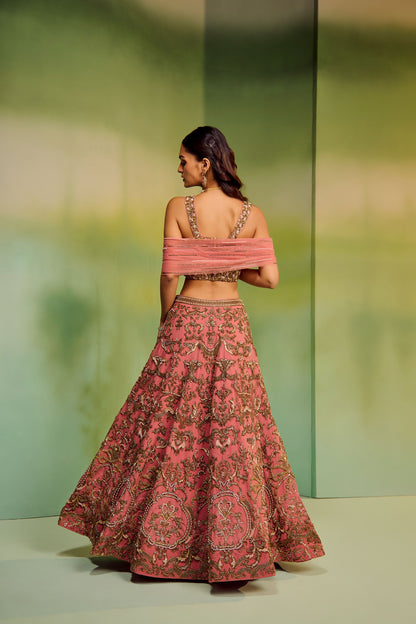 Baroque logo lehenga