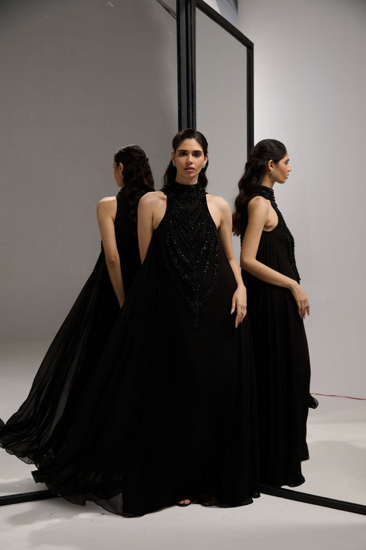 Black satlada mala maxi