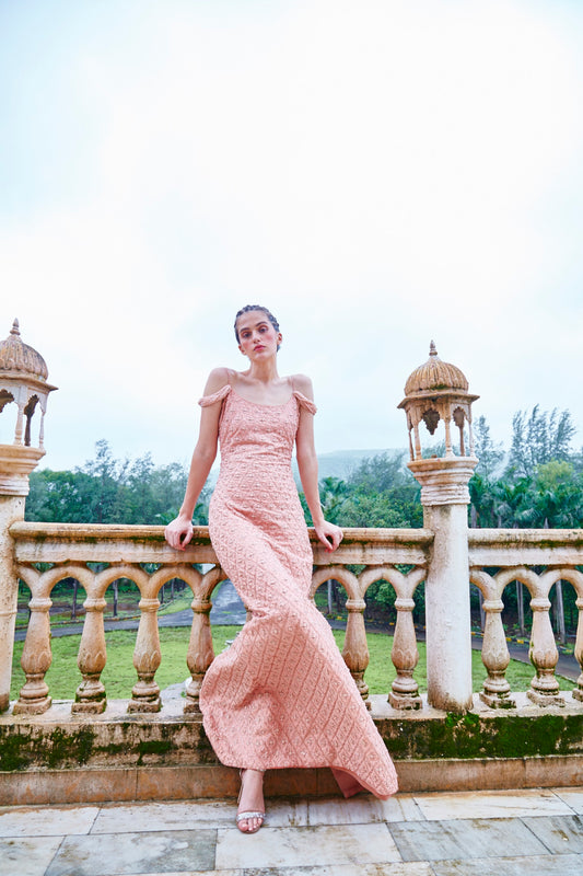 Bronze Silk Gown