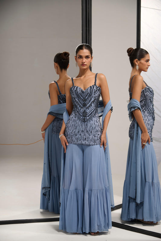 Corset Sharara set
